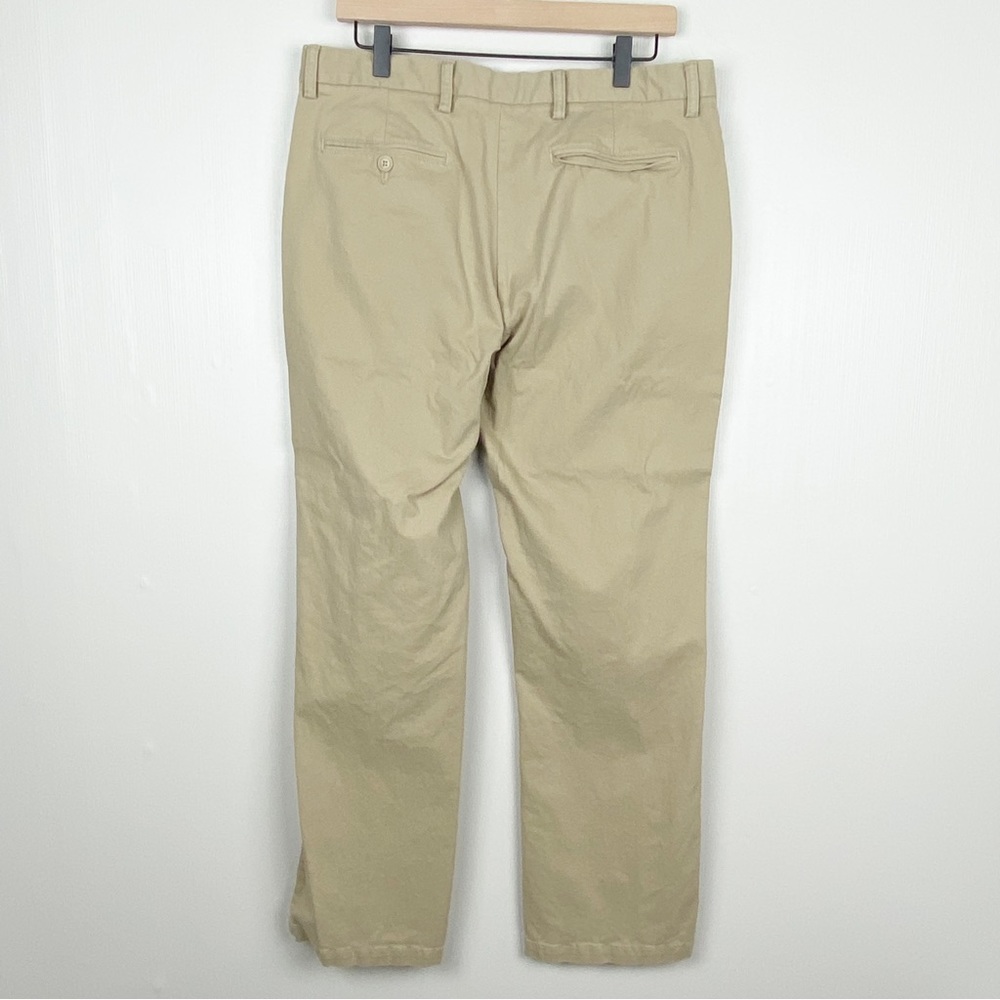 Old Navy Pants Mens 34x32 (34X31) Tan Khaki Ultimate Straight Chino Stretch - Picture 7 of 14